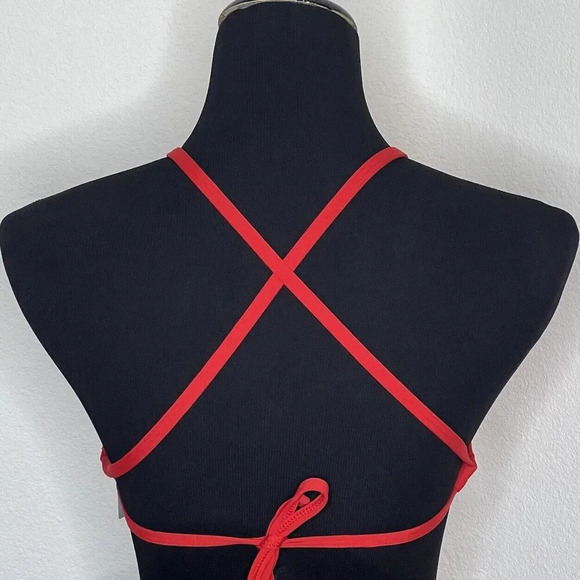 Jolyn Bikini Top Triangle XS Red New with‎ tags - Picture 2 of 5